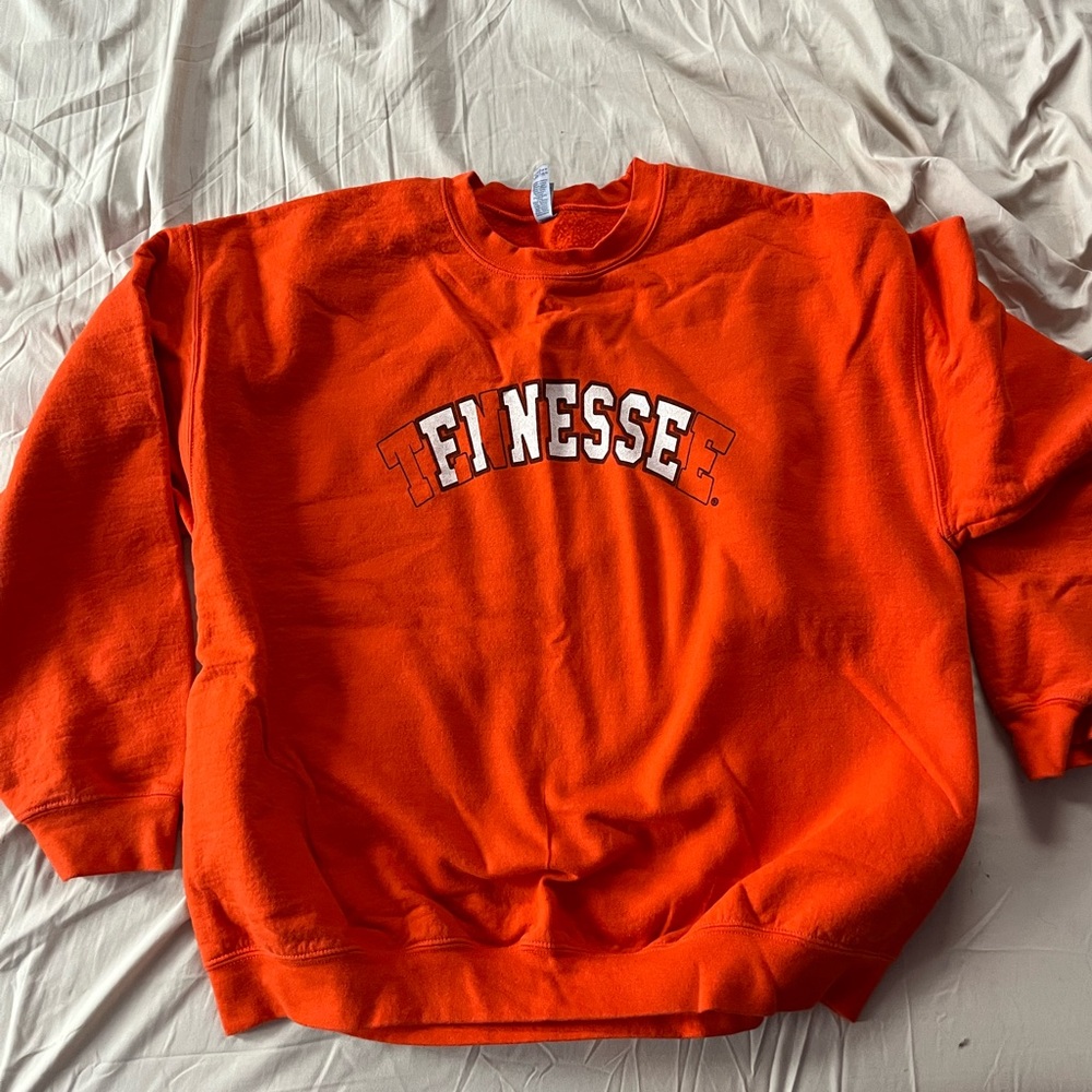 Orange Finesse/Tennessee Crewneck